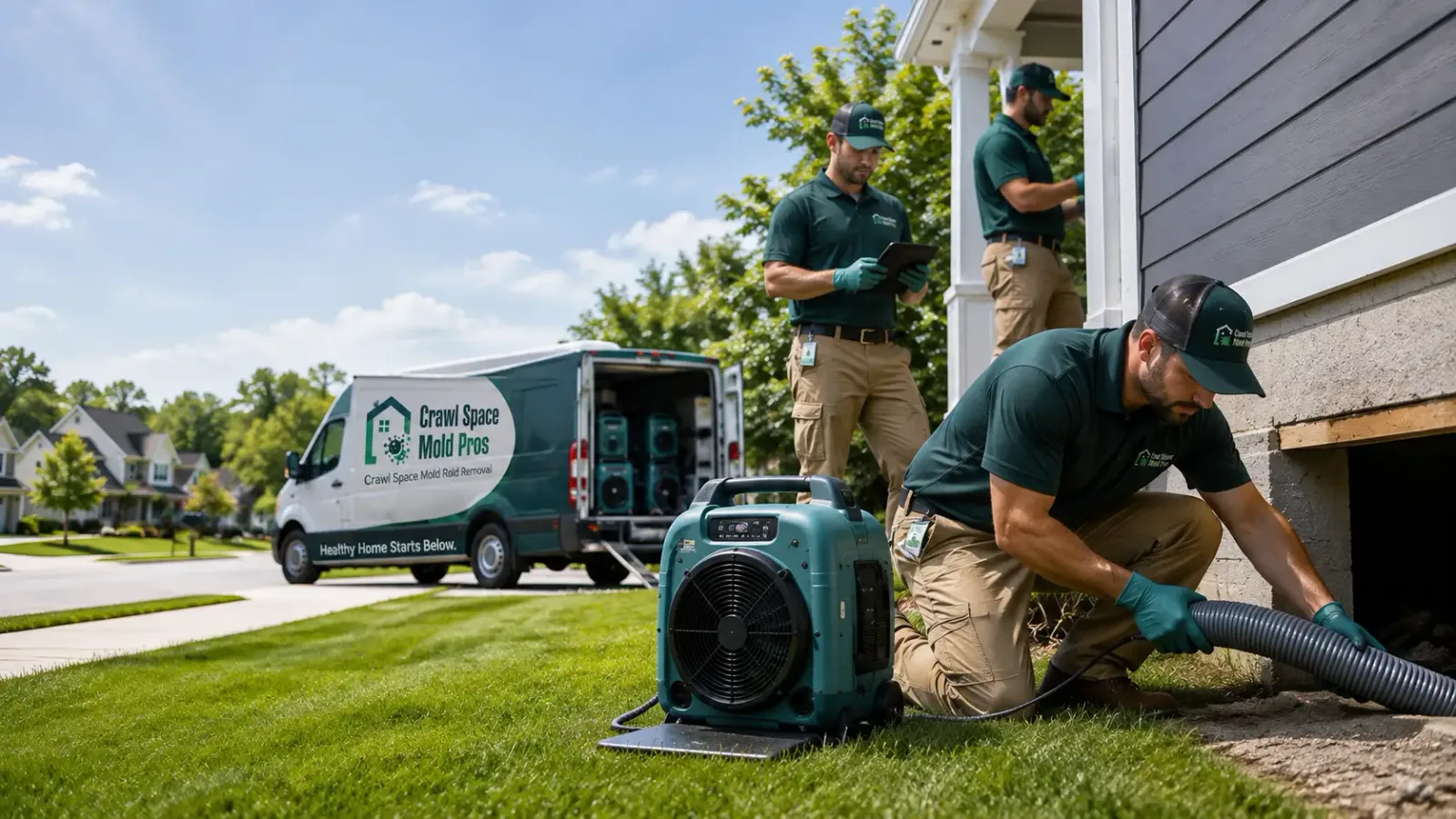 Crawl Space Mold Removal in Sperry, IA